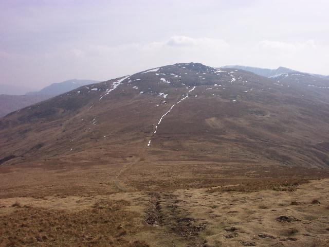 Dropping Down to Sticks Pass from Stybarrow Dodd