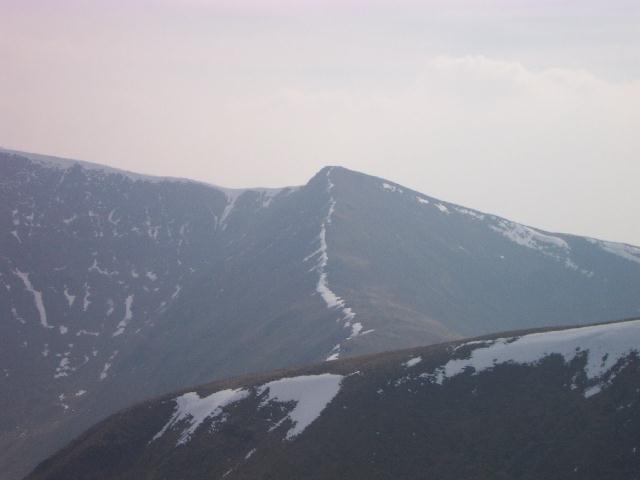 Helvellyn Lower Man from the southern end of Raise's summit