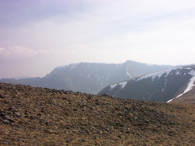 White Side and Helvellyn from Raise