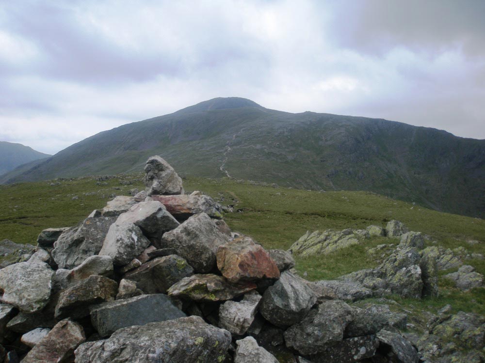Towards Green Gable from Base Brown summit