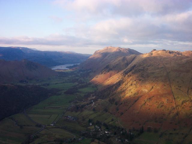 Ullswater, Place Fell and Angletarn Pikes from Hartsop Dodd
