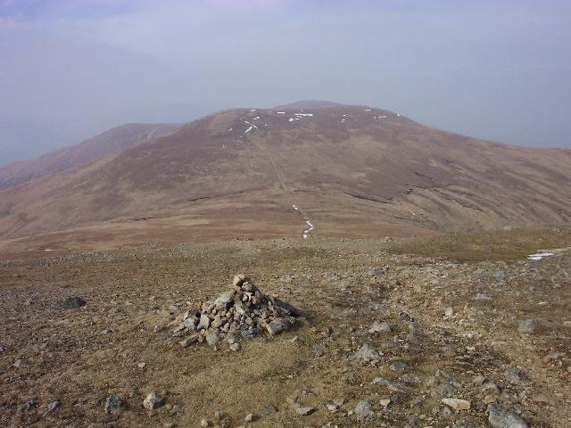 Looking back at Stybarrow Dodd from the path to Raise