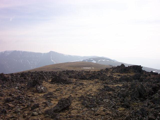 Raise's summit looking towards Helvellyn
