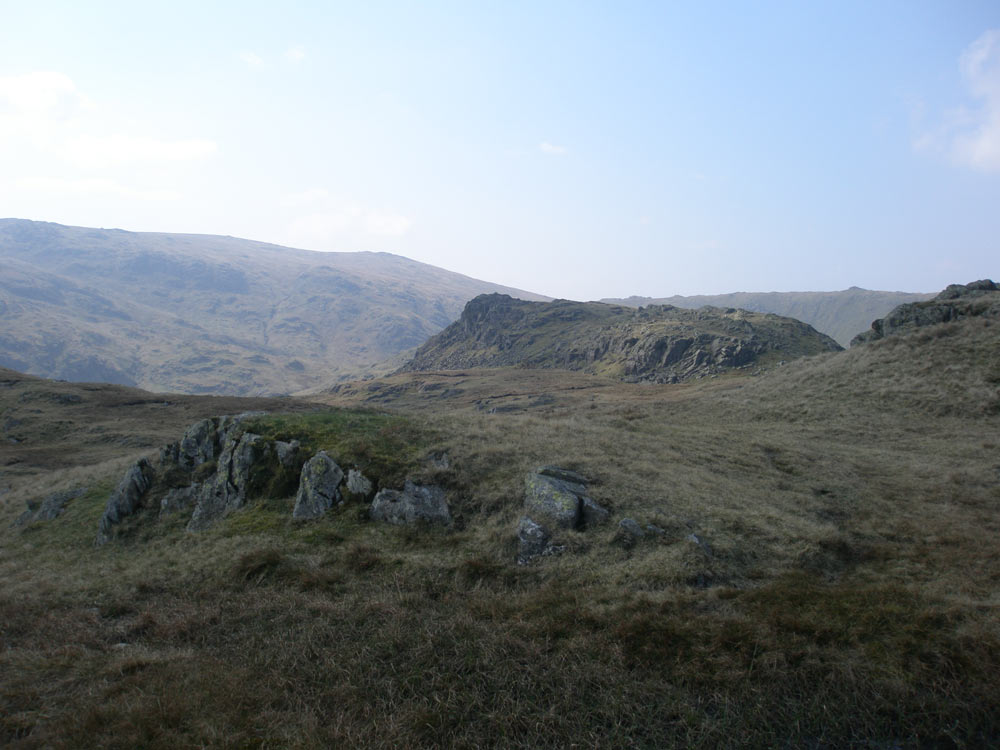Calf Crag from the path to Gibson Knott