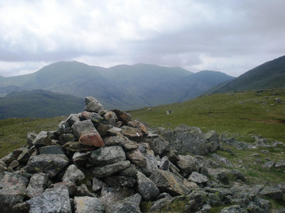 Towards the Scafells from Base Brown summit