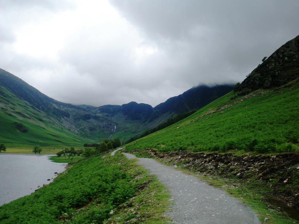 Haystacks from the path along Buttermere