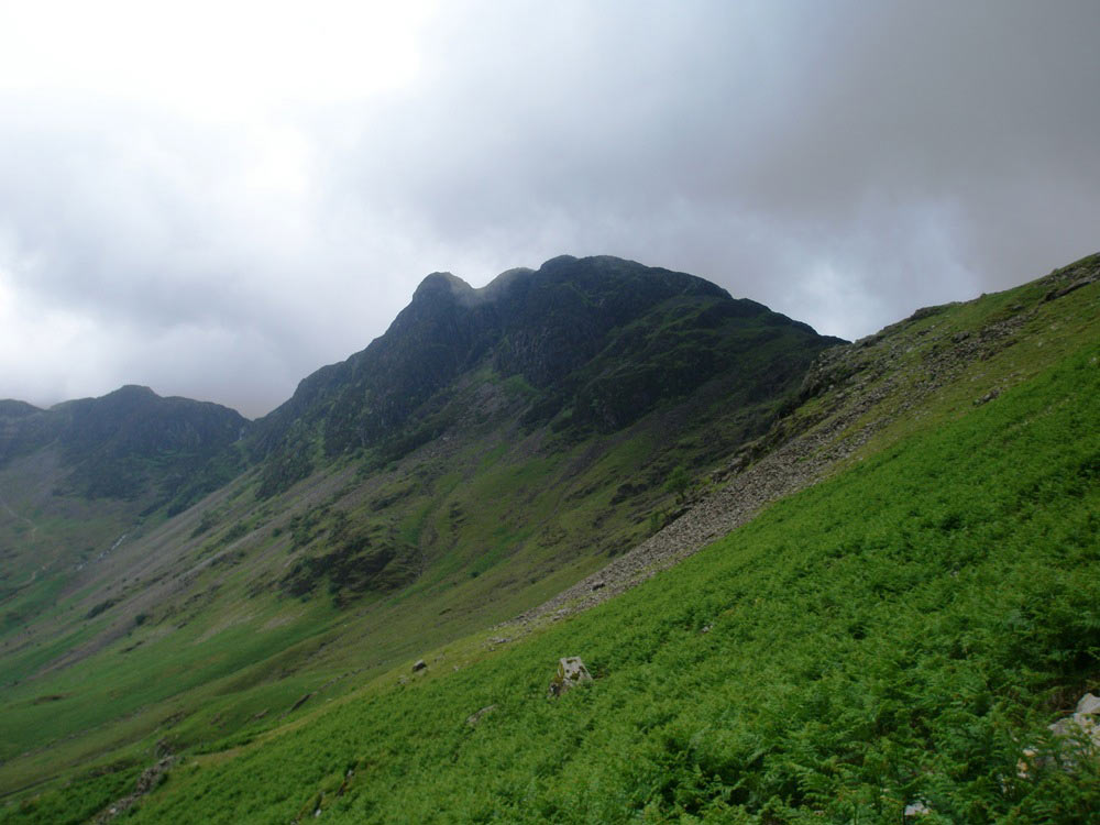  Haystacks as the path climbs from Buttermere